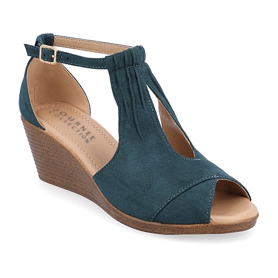 Journee Collection Womens Kedzie Wedge Sandals