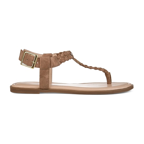 Journee Collection Womens Genevive Ankle Strap Flat Sandals