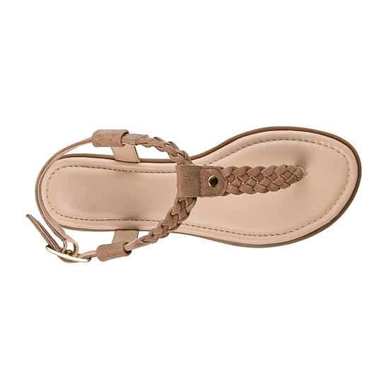 Journee Collection Womens Genevive Ankle Strap Flat Sandals