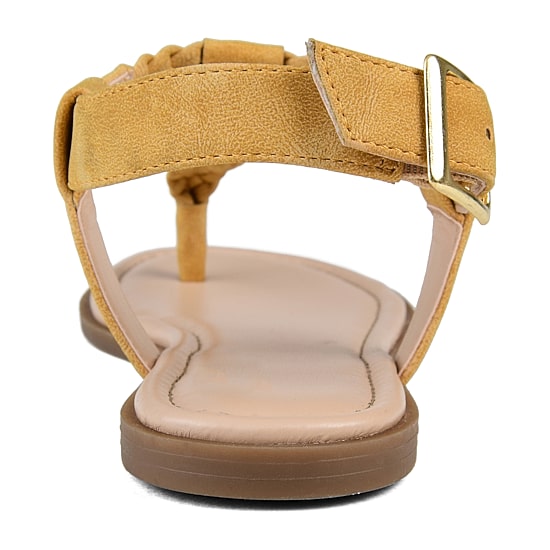Journee Collection Womens Genevive Ankle Strap Flat Sandals