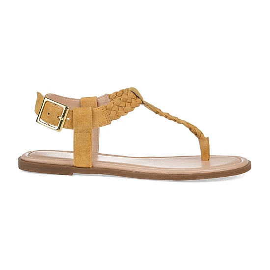 Journee Collection Womens Genevive Ankle Strap Flat Sandals