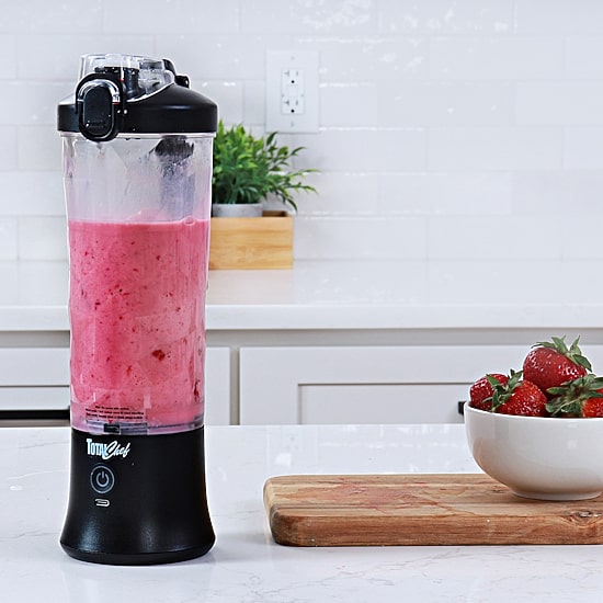 Total Chef Cordless USB Portable Blender 20 oz