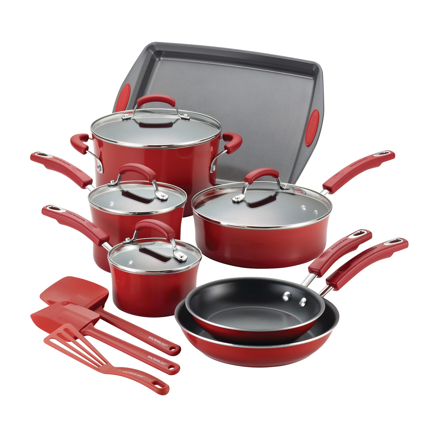 Rachael Ray 14-pc. Non-Stick Cookware Set