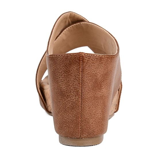 Journee Collection Womens Rayna Wedge Sandals