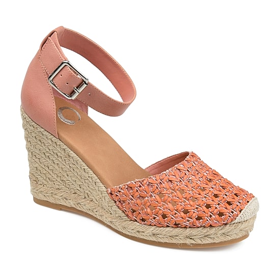Journee Collection Sierra Womens Round Closed Toe Wedge Heel Pumps