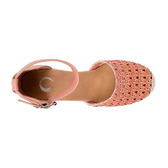 Journee Collection Sierra Womens Round Closed Toe Wedge Heel Pumps