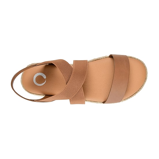 Journee Collection Womens Caroline Wedge Sandals