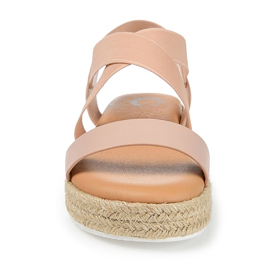 Journee Collection Womens Caroline Wedge Sandals