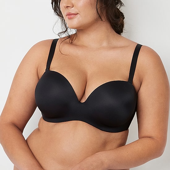 Ambrielle Everyday Lightly Lined Underwire Strapless Bra