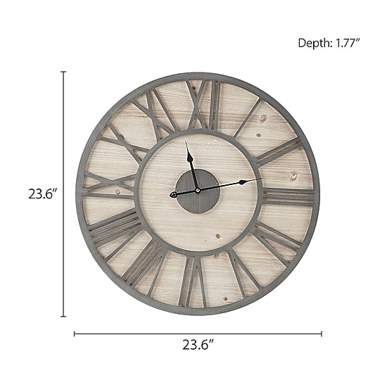 Madison Park Mason Wall Clock