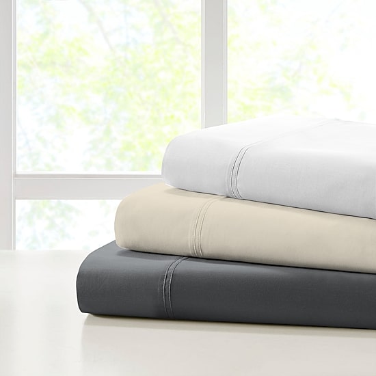 Aireolux 100% Cotton 600 Thread Count Ultra-Soft & Silky Wrinkle-Resistant Sheets & Pillowcases