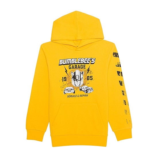 Little & Big Kid Boys Long Sleeve Transformers Fleece Hoodie