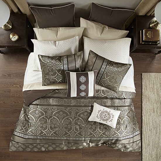 Madison Park Essentials Alexine 16-pc. Complete Bedding Set with Sheets