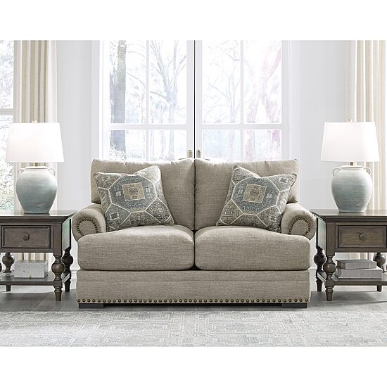 Signature Design by Ashley Galemore Loveseat in Neutral Gray Brown