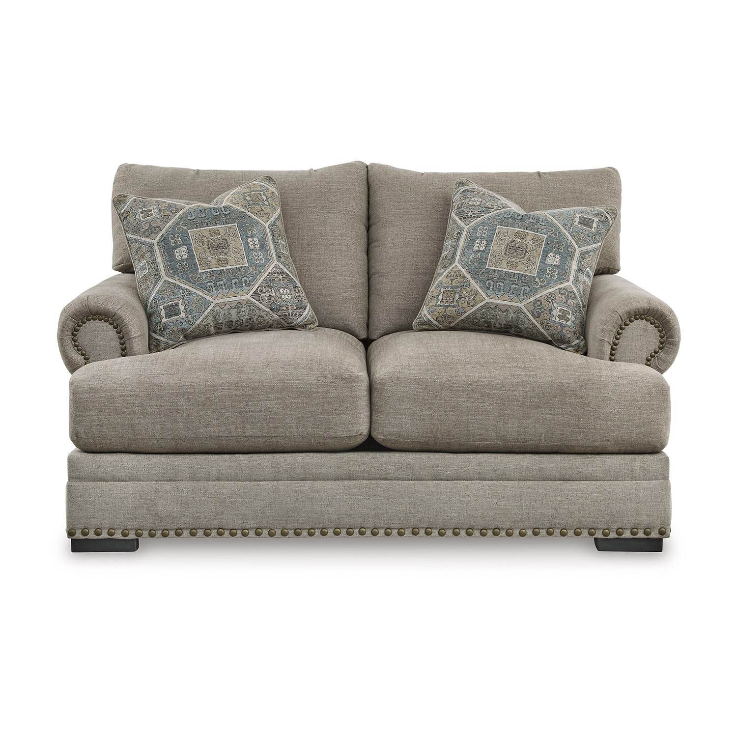 Signature Design by Ashley Galemore Loveseat in Neutral Gray Brown