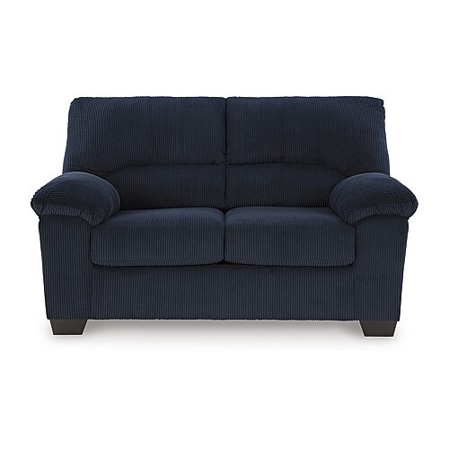 Signature Design by Ashley SimpleJoy Loveseat, One Size, Blue