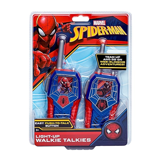 Disney Collection Spiderman Light Up Toy Walkie Talkies