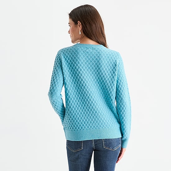 St. John's Bay Womens Crew Neck Long Sleeve Pullover Sweater