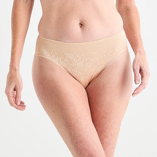 Liz Claiborne Smoothing Womens High Cut Panty 359402