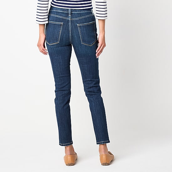 St. John's Bay Womens Tall Mid Rise Skinny Fit Jean