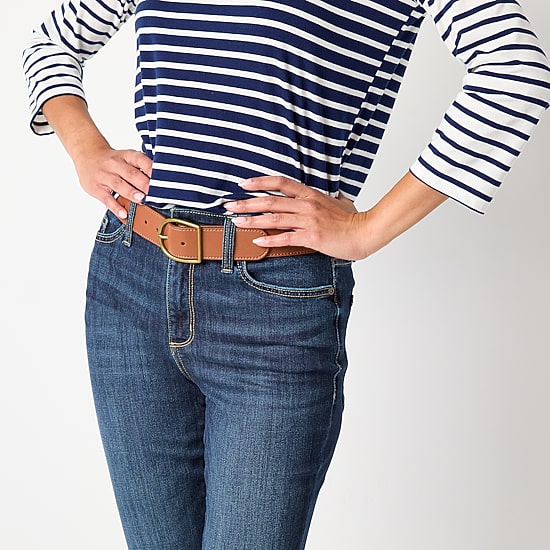 St. John's Bay Womens Tall Mid Rise Skinny Fit Jean