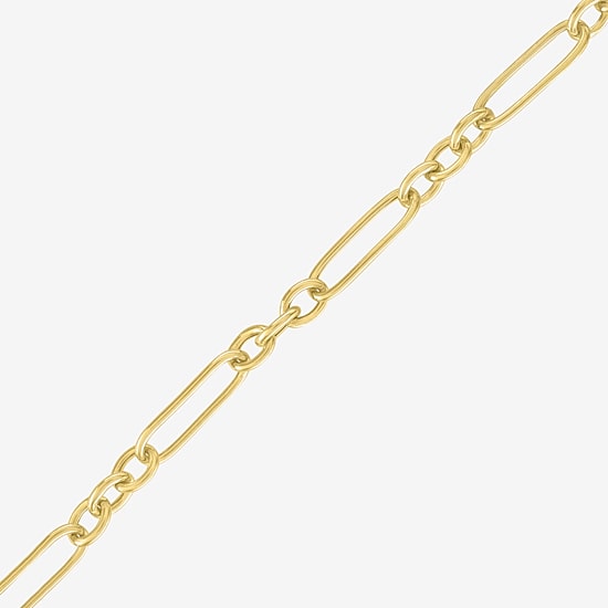 Charmed by Diamond Addiction Womens 14K Gold Over Silver 18 Inch Link Chain Necklace