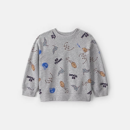 Carter's Toddler Boys Crew Neck Long Sleeve Sweatshirt