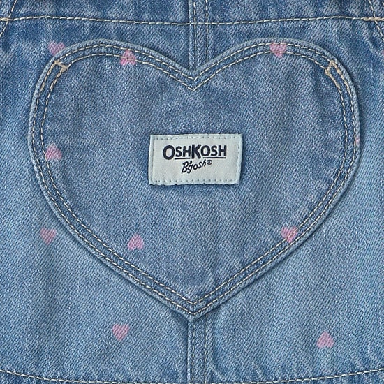 Oshkosh Toddler Girls Waffle 2-pc. Overall Set