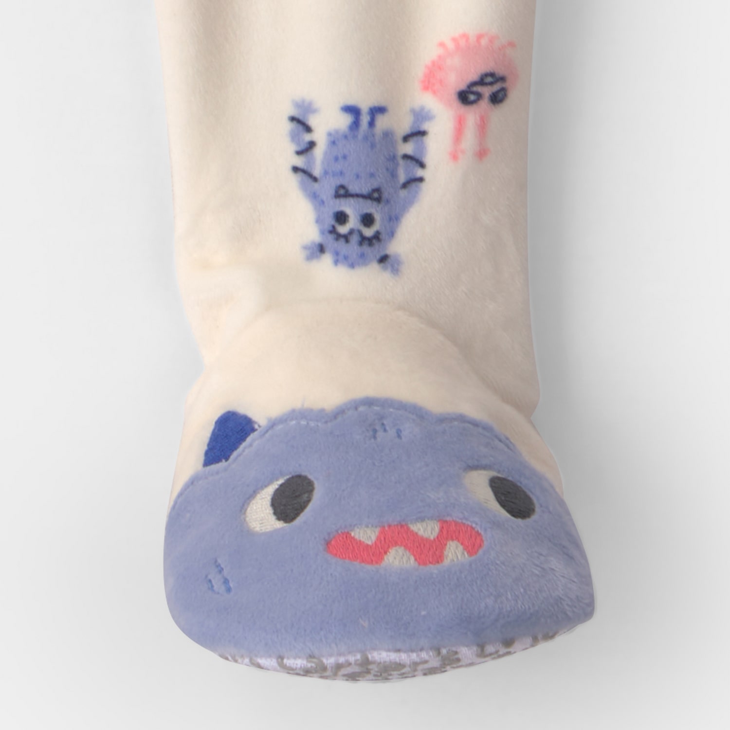 Carter's Dreamplush Monsters Toddler Girls Footed Fleece Crew Neck Long Sleeve Pajamas