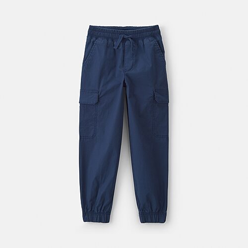 Carter's Ribstop Cargo Little & Big Kid Boys Cinched Mid Rise Regular Fit Jogger Pant In Blue