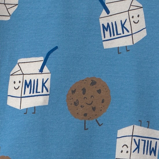 Carter's Milk And Cookies Toddler Boys Round Neck Long Sleeve 4-pc. Pajama Set