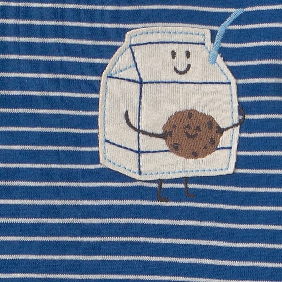 Carter's Milk And Cookies Toddler Boys Round Neck Long Sleeve 4-pc. Pajama Set
