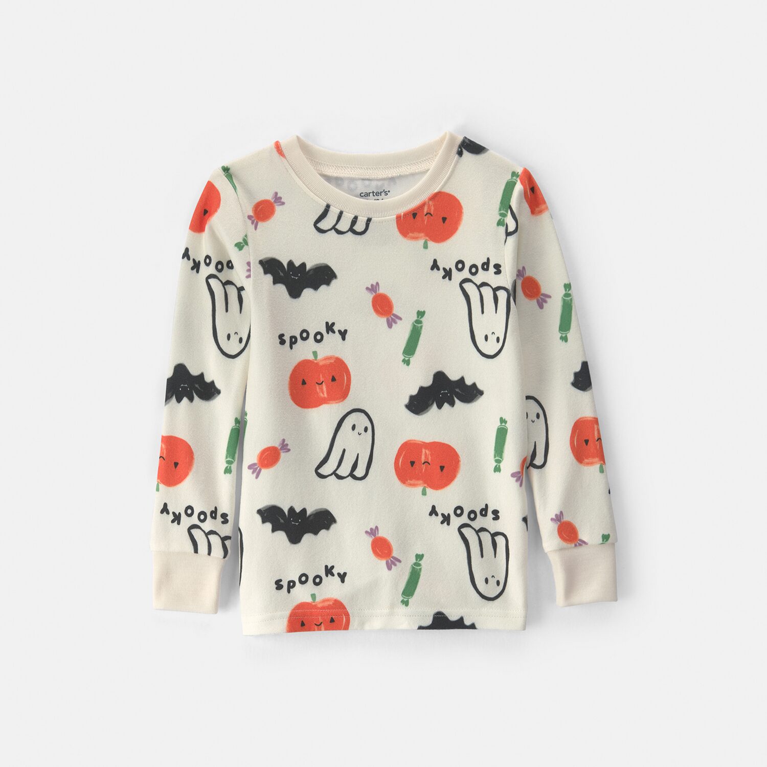 Carter's Halloween Toddler Unisex Crew Neck Long Sleeve 2-pc. Pajama Set