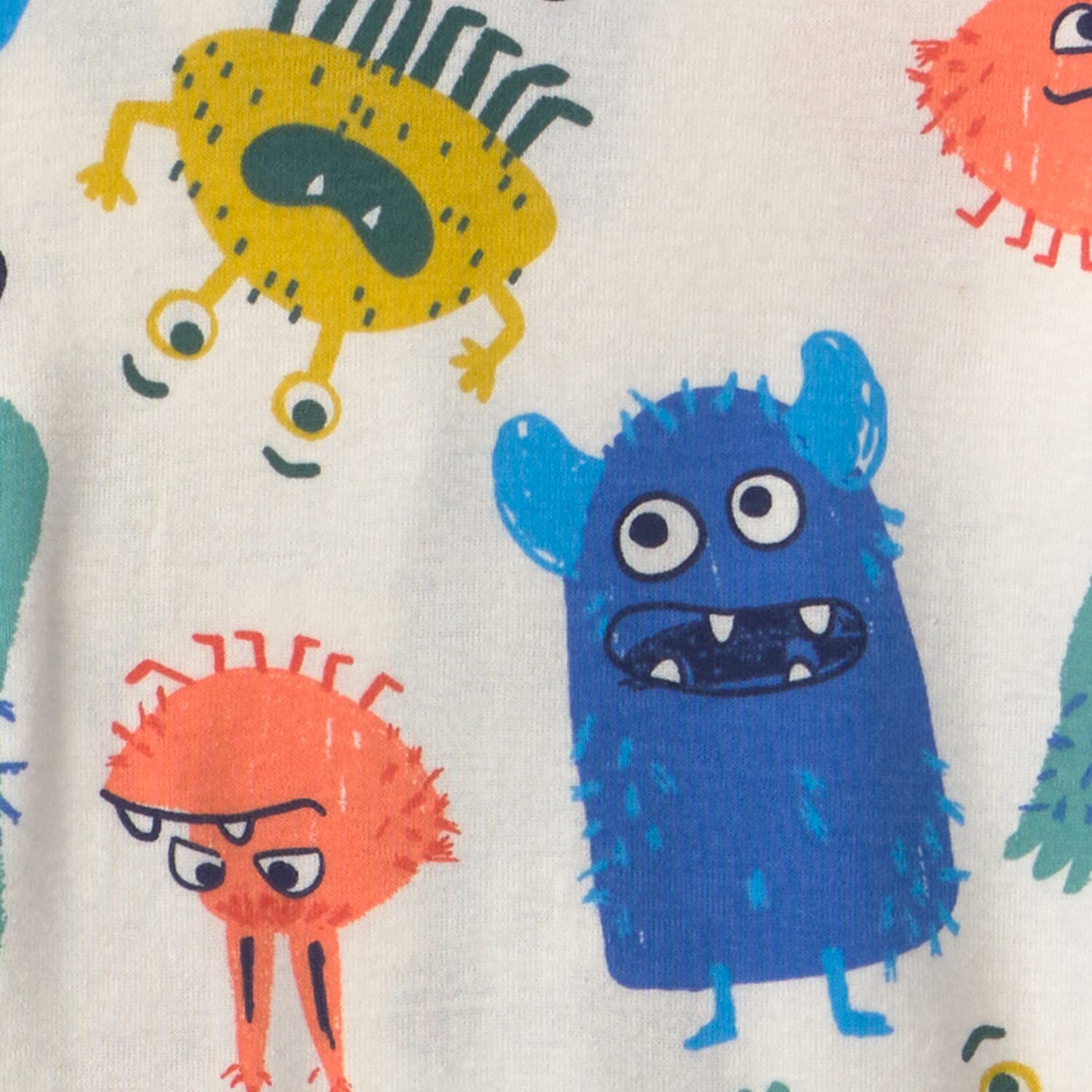 Carter's Monsters Little & Big Kid Boys Crew Neck Long Sleeve 4-pc. Pajama Set