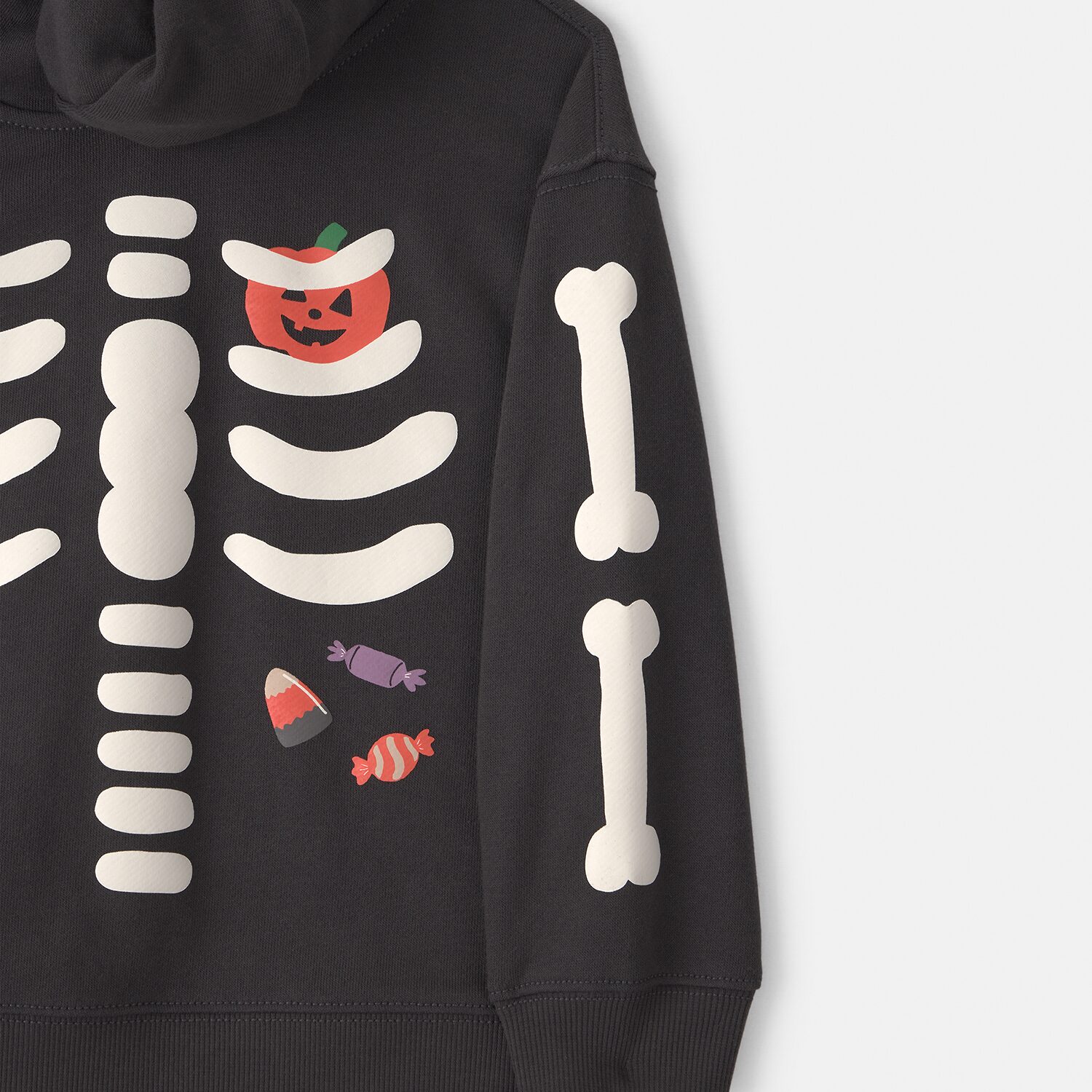Carter's Skeleton Toddler Boys Long Sleeve Hoodie
