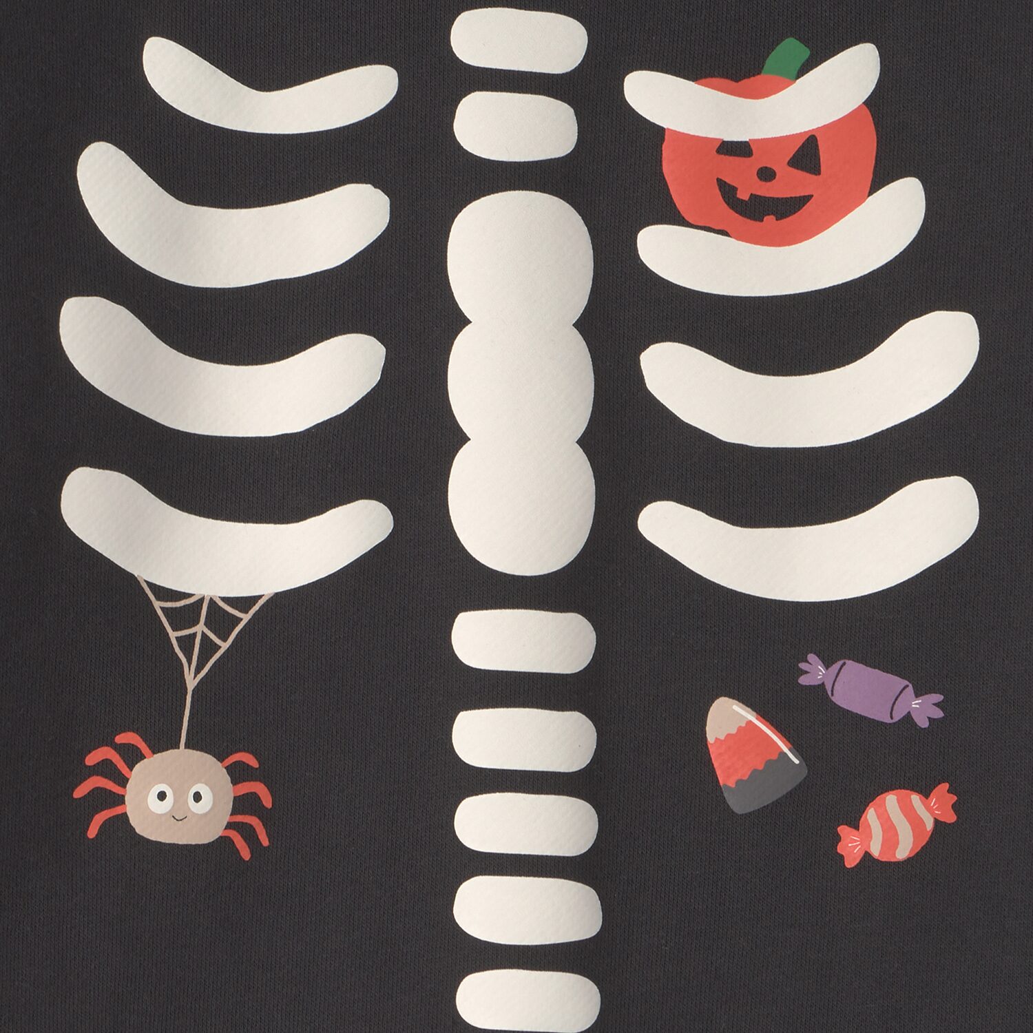 Carter's Skeleton Toddler Boys Long Sleeve Hoodie