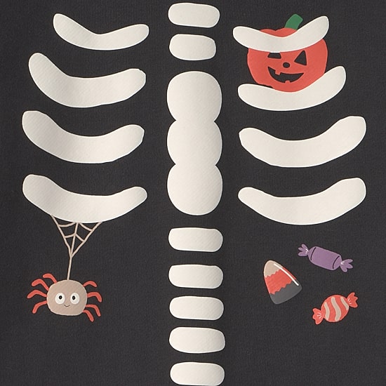 Carter's Skeleton Toddler Boys Long Sleeve Hoodie