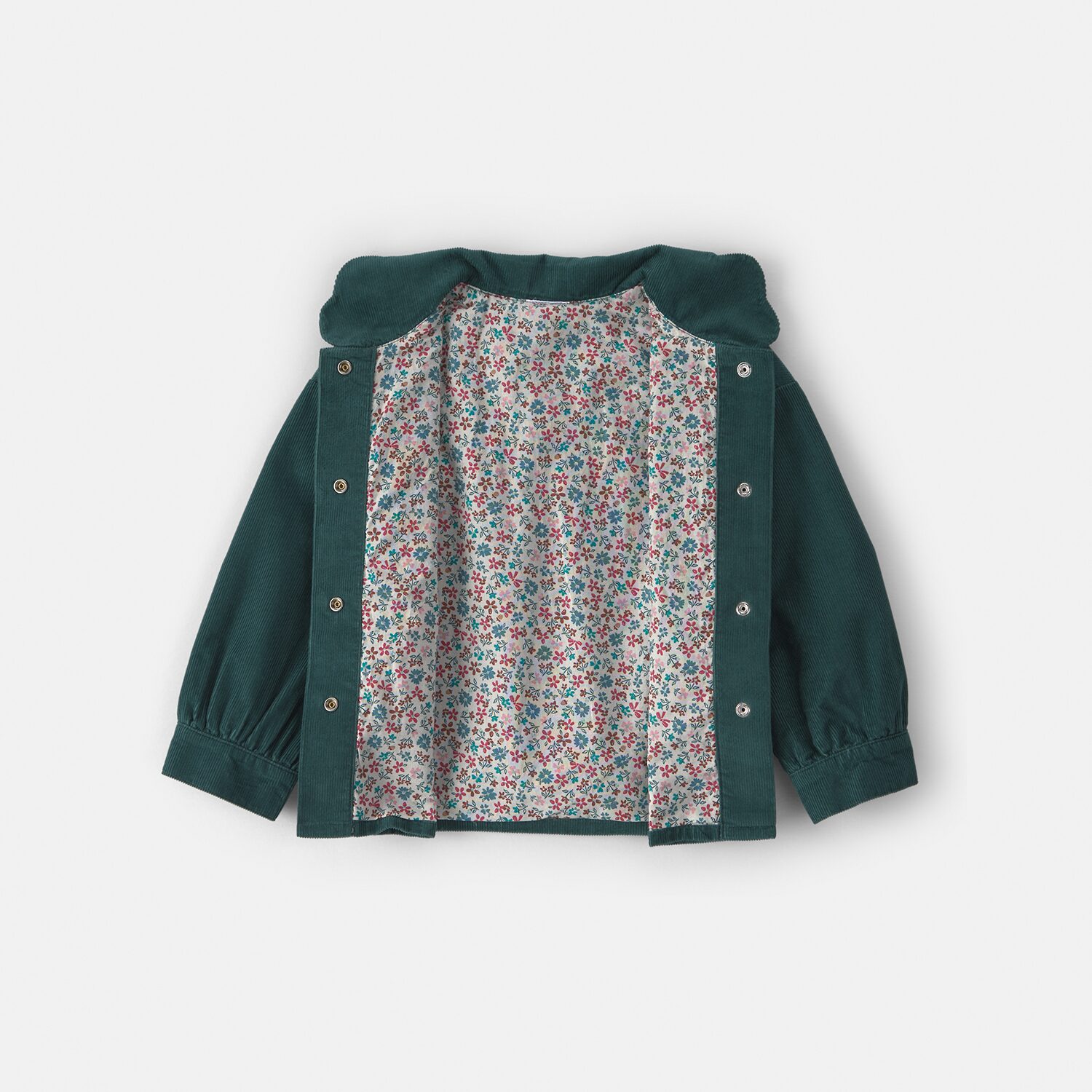 Carter's Embroidered Corduroy Toddler Girls Utility Jacket