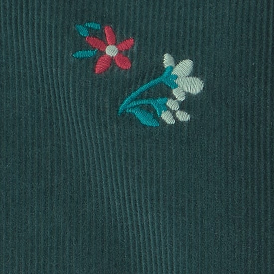 Carter's Embroidered Corduroy Toddler Girls Utility Jacket