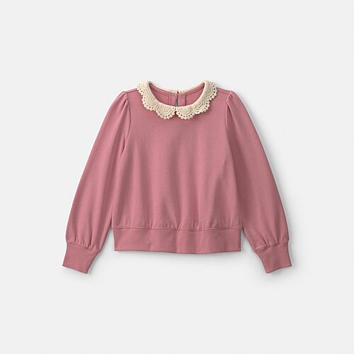 Carter's Little & Big Kid Girls Long Sleeve Pullover Sweater In Pink