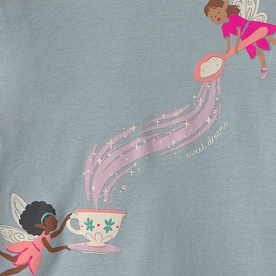 Carter's Fairies Toddler Girls Crew Neck Long Sleeve 4-pc. Pajama Set