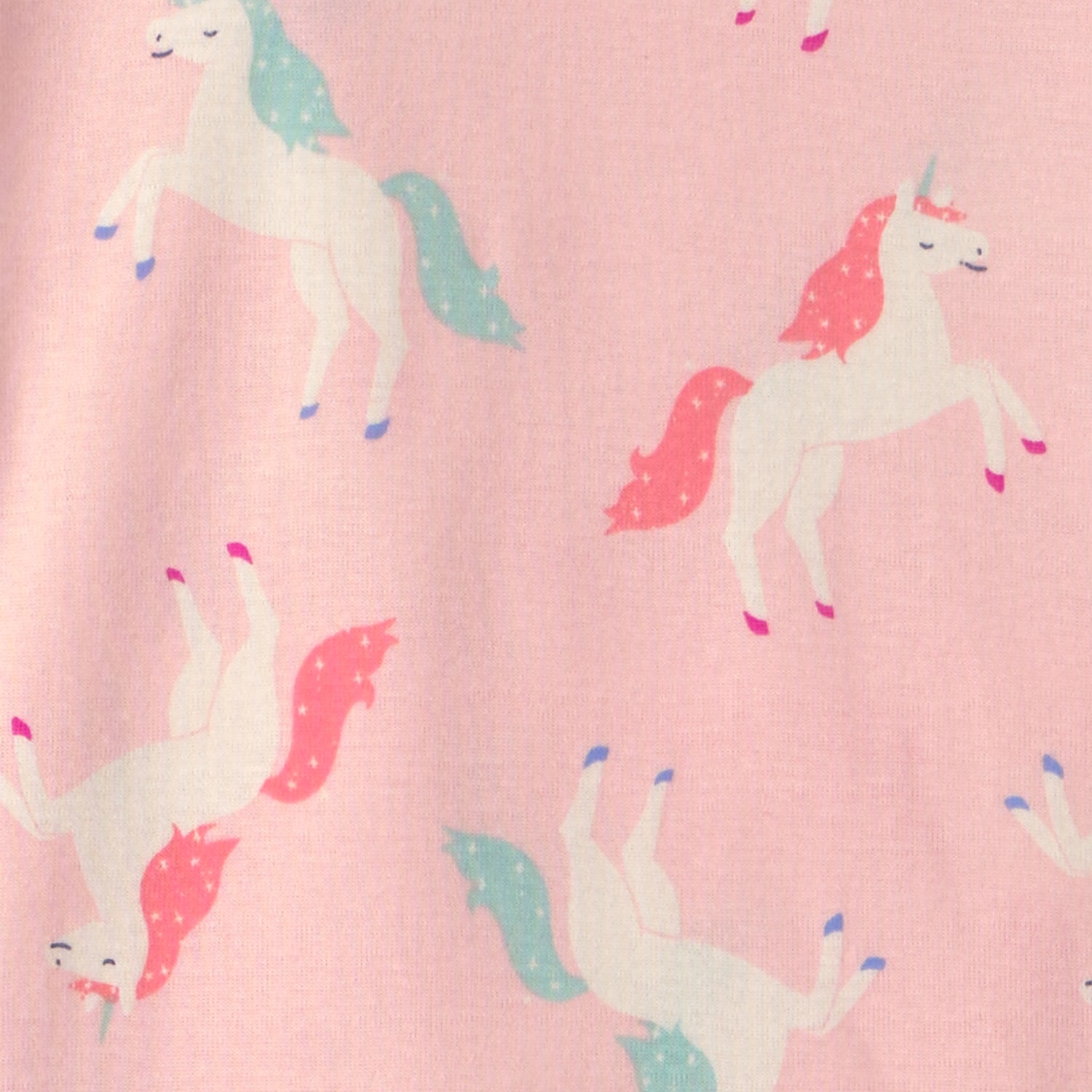 Carter's Unicorn Little & Big Kid Girls Round Neck Long Sleeve 4-pc. Pajama Set