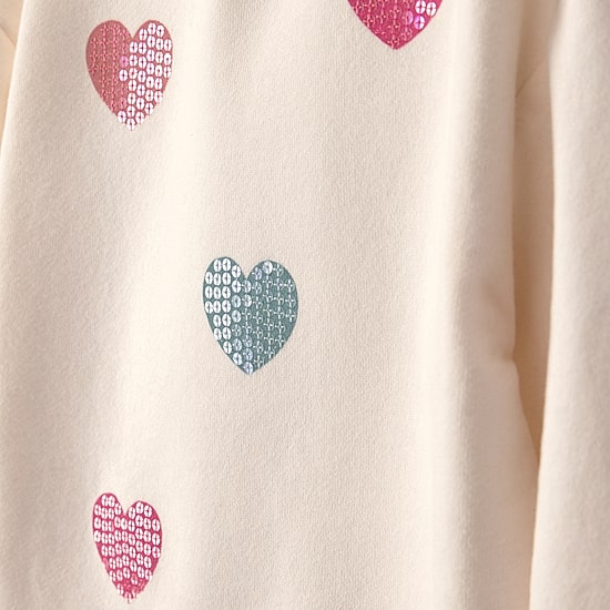 Carter's Toddler Girls Crew Neck Long Sleeve Pullover Sweater