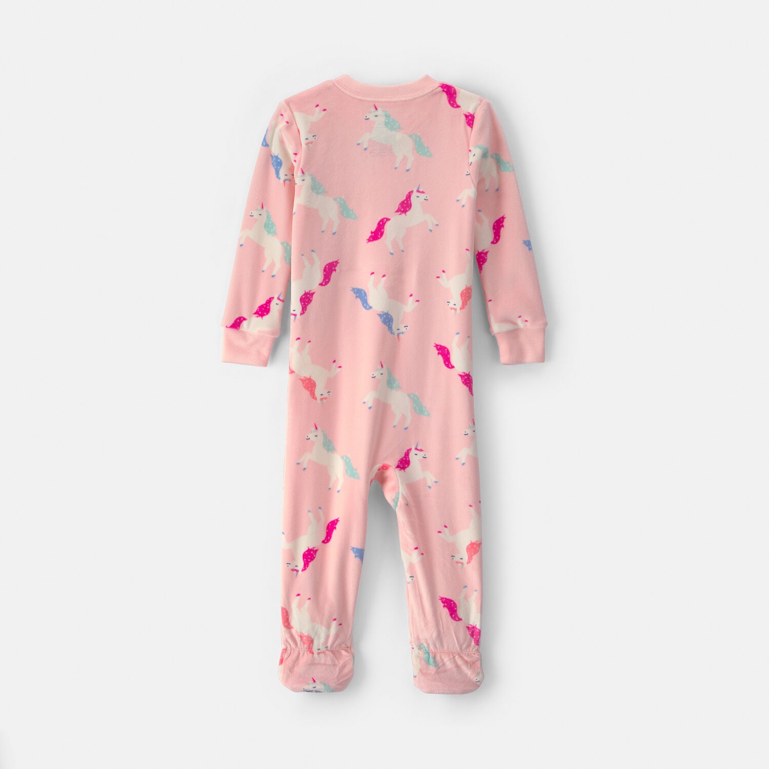 Carter's Dreamplush Unicorn Toddler Girls Crew Neck Long Sleeve Footed Pajamas
