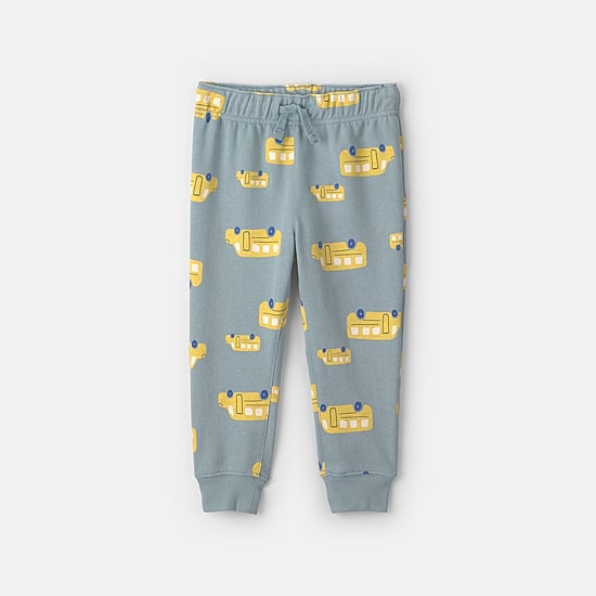 Carter's School Bus Toddler Boys French Terry 2-pc. Pant Set