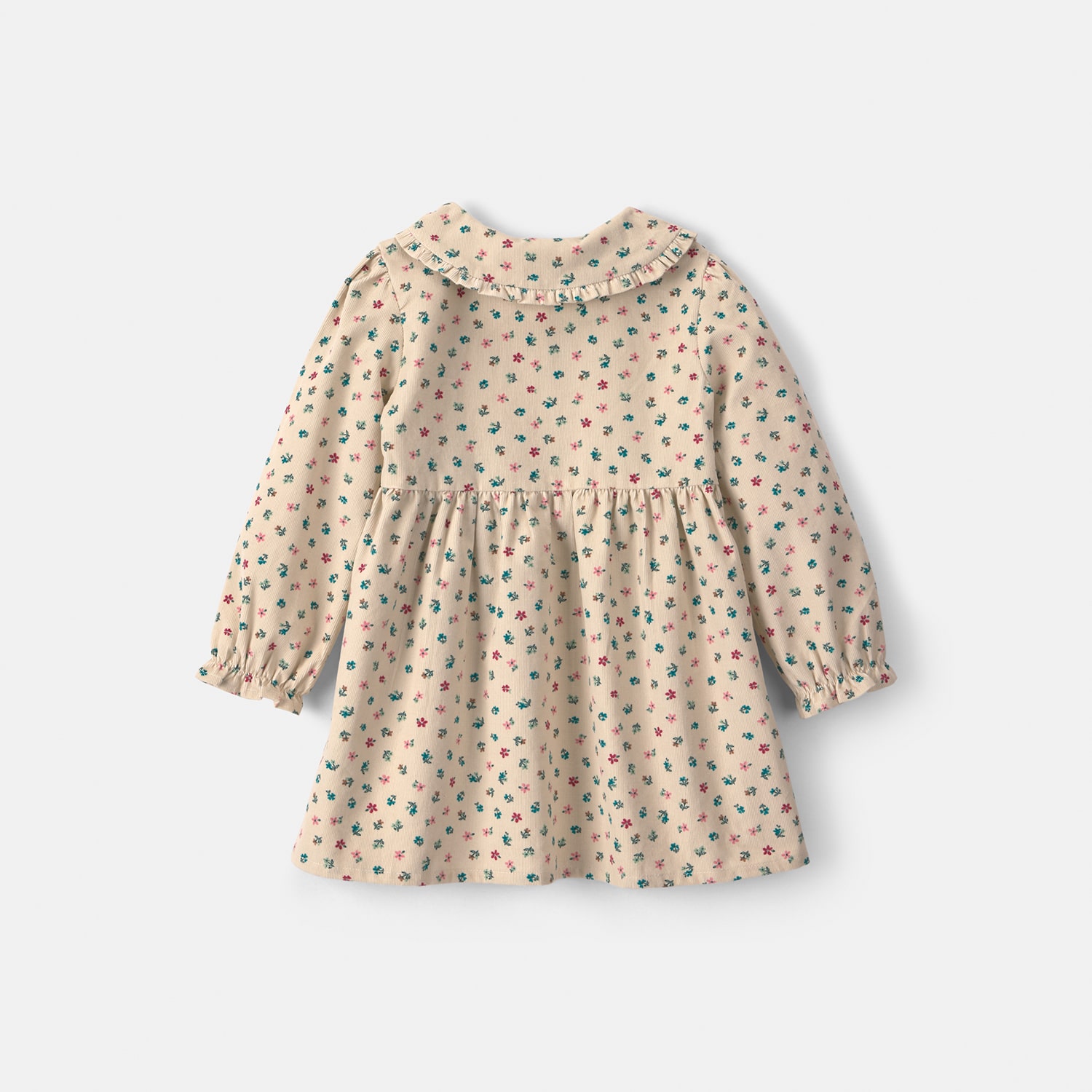 Carter's Toddler Girls Floral Corduroy Long Sleeve A-Line Dress