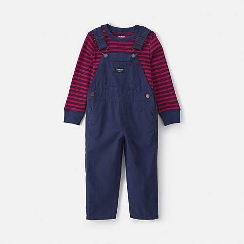 Oshkosh Babies' Toddler Boys 2-pc. Overall Set In Blue