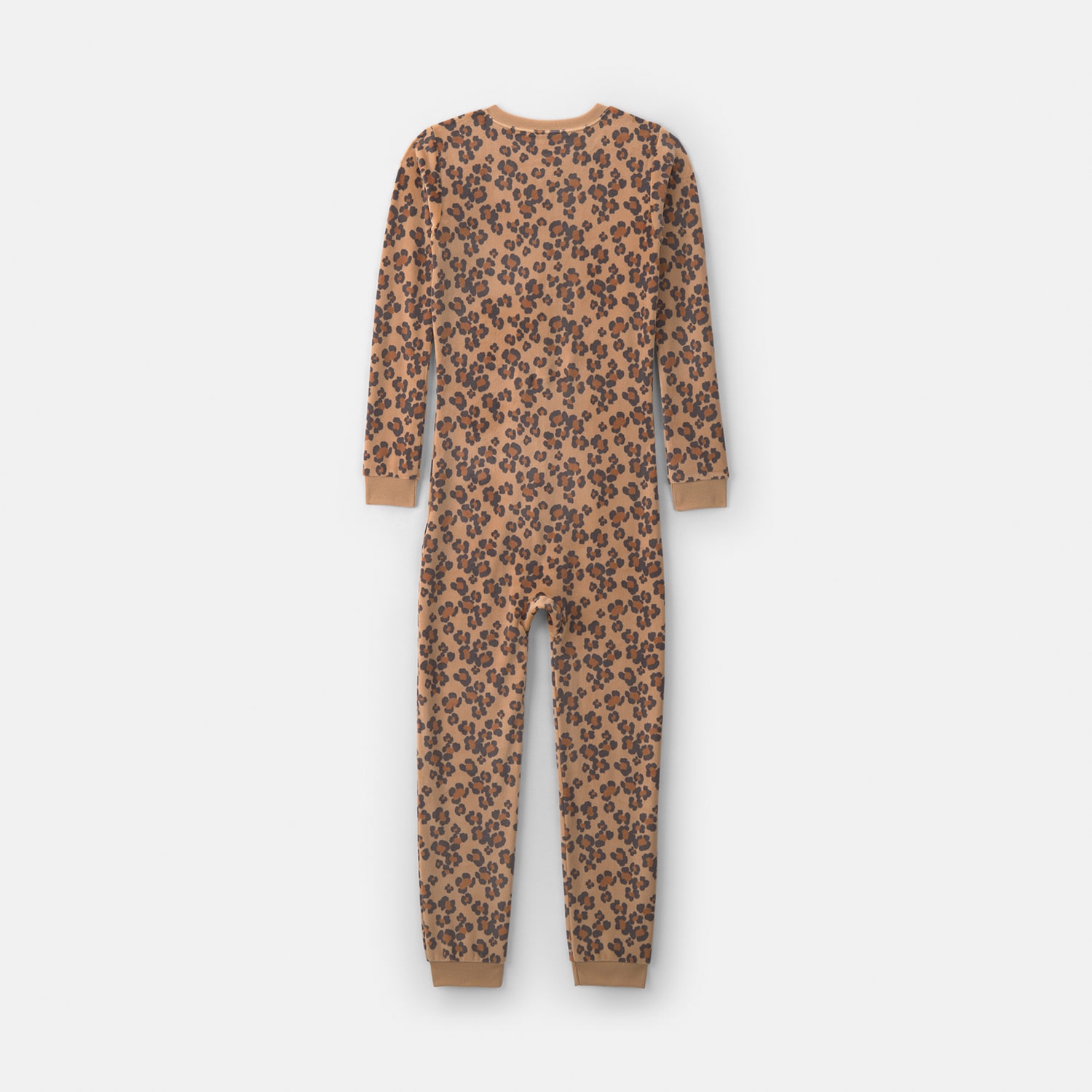Carter's Cheetah Little & Big Kid Girls Crew Neck Long Sleeve One Piece Pajama