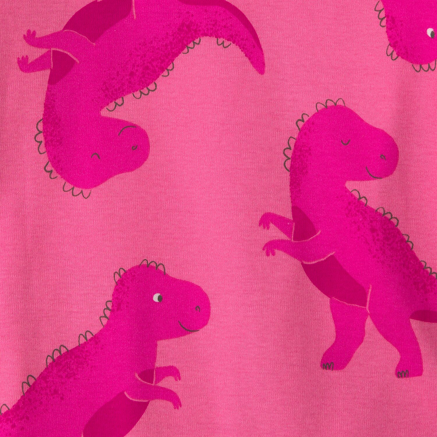 Carter's Dinosaur Heart Toddler Girls Crew Neck Long Sleeve 4-pc. Pajama Set