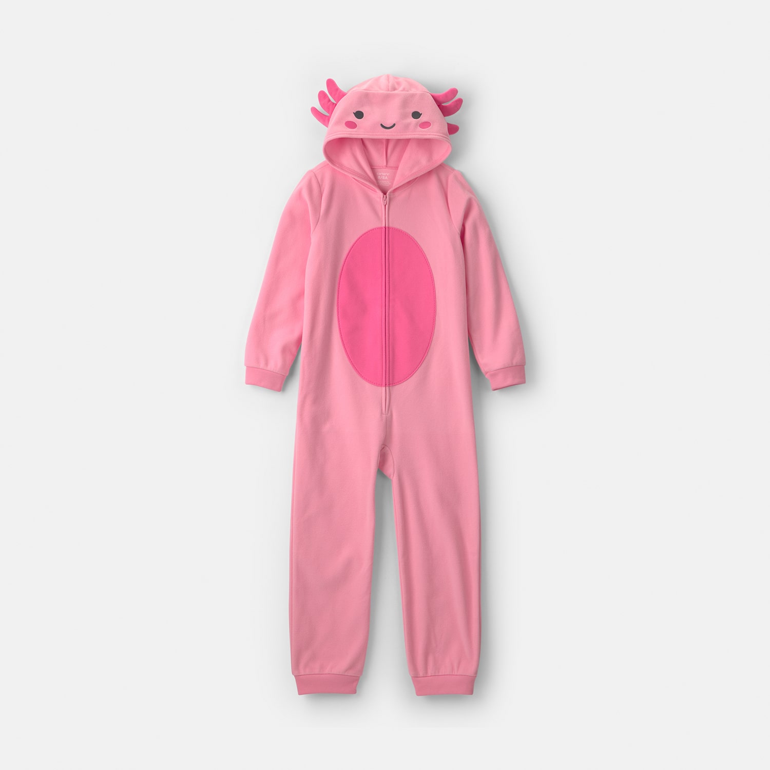 Carter's Axolotl Little & Big Kid Girls Long Sleeve One Piece Pajama
